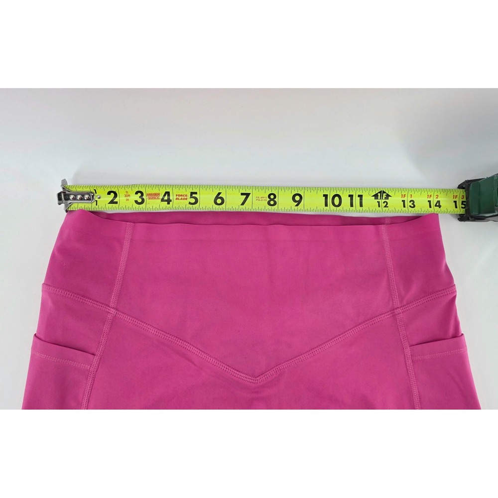 Halara Barbiecore Pink Flare Leggings Size L Women High Waist Scrunch Butt Yoga - Picture 4 of 7